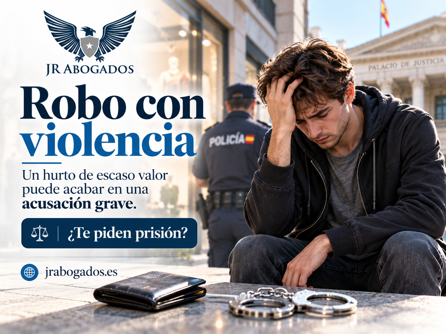 Robo con violencia: cómo un hurto de pocos euros puede acabar en prisión