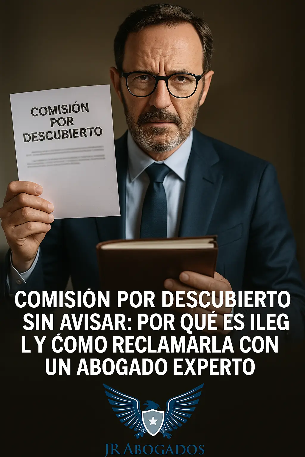 Comisión por descubierto sin avisar: por qué es ilegal y cómo reclamarla con un abogado experto