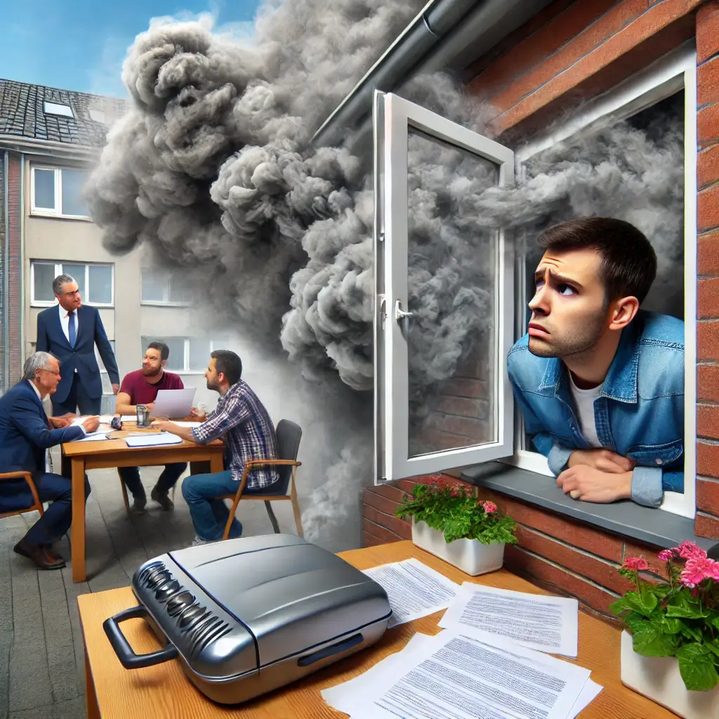 Humo y olores molestos de vecinos: Derechos y acciones legales
