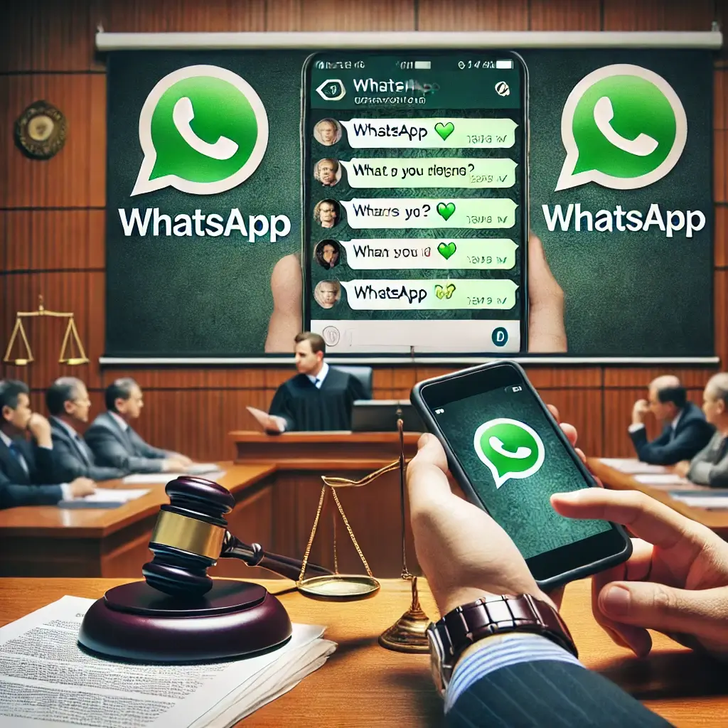 Whatsapp como prueba en juicio